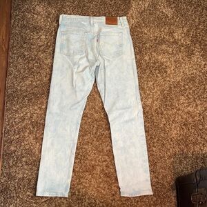 Levi's Pale Blue Straight Leg Jeans